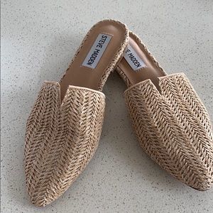 Steve Madden Raffia Mules